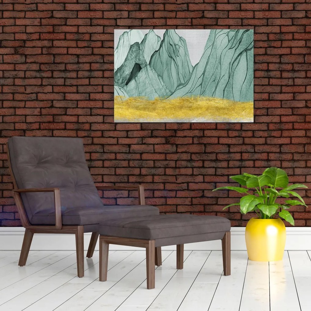 Kép - Smaragdhegység N⁰1 (90x60 cm)