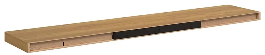 vidaXL Falpolc Falra szerelhető 4 pcs Barna 120 x 23,5 x 4 cm Faanyag