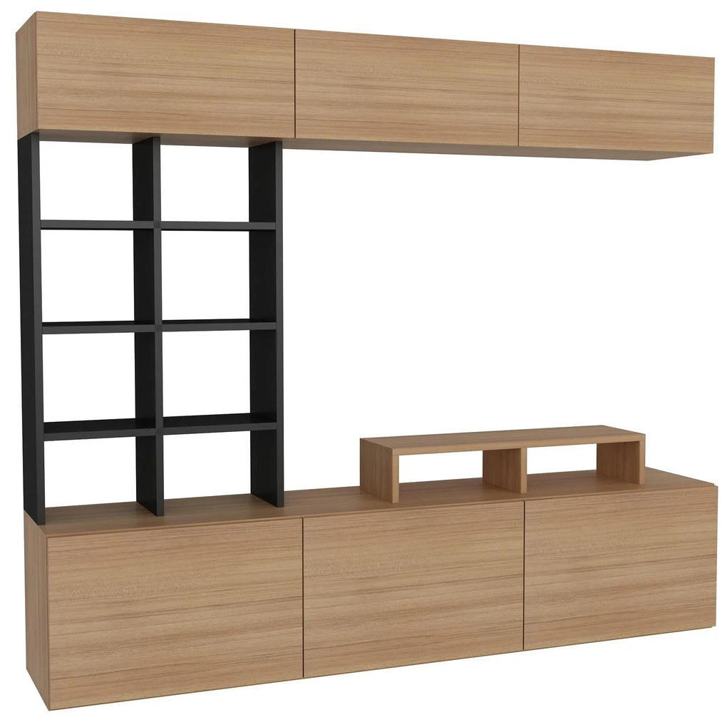 Nappali fal Salsa (teak fa + fekete). 1088651