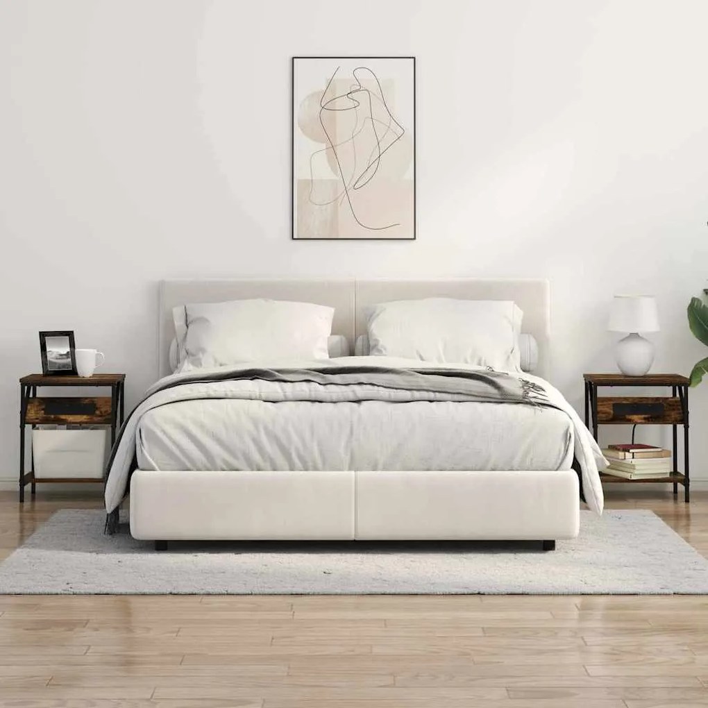 Éjjeli Szekrények 2 pcs Füstölt tölgy 38 x 30 x 48 cm Faanyag