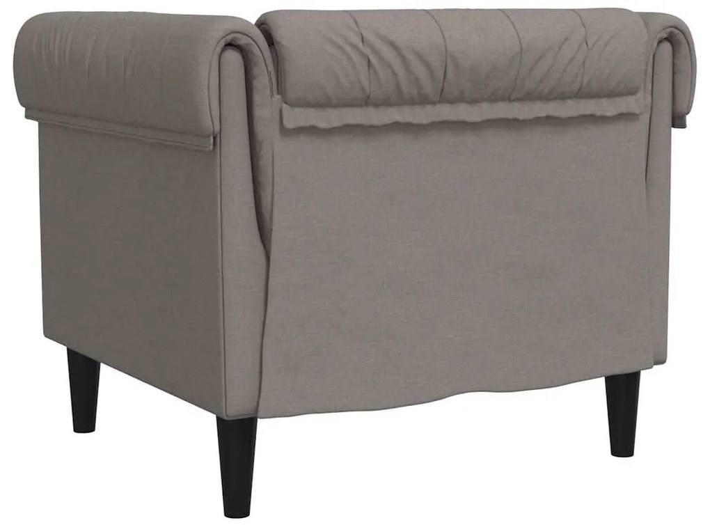 tópszínű szövet Chesterfield kanapé