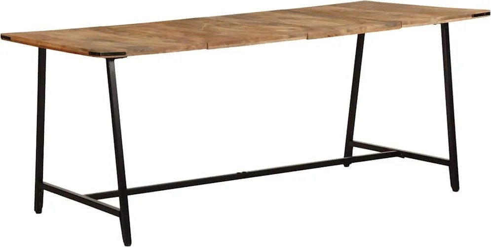 vidaXL tömör mangófa étkezőasztal 180x90x75 cm