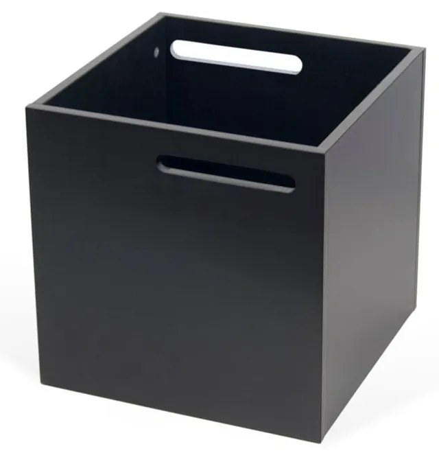 Berlin fekete tárolódoboz könyvespolchoz - TemaHome