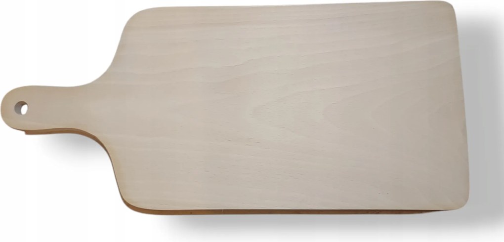 Fa bükk vágódeszka erős natúr, fogantyúval 35x16x1,8 cm