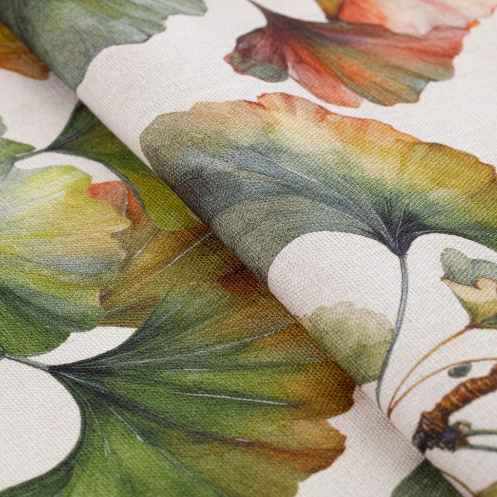 Párnahuzat 50x50 többszínű virágok fehér alapon