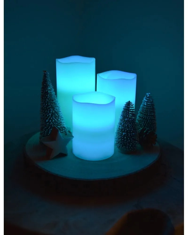 LED gyertya szett 3 db-os (magasság 10 cm) – Hilight