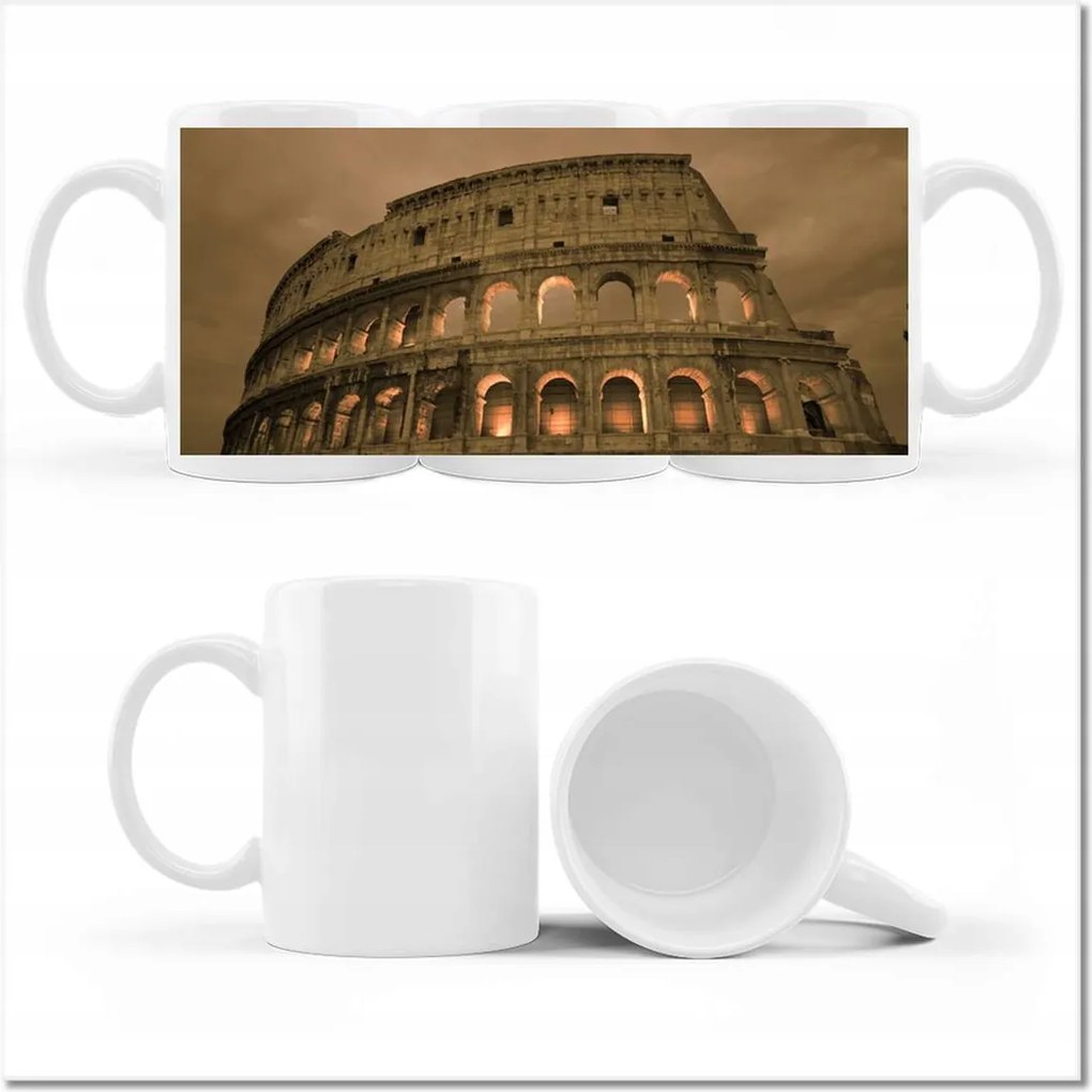 Colosseum mintás bögre Rómában