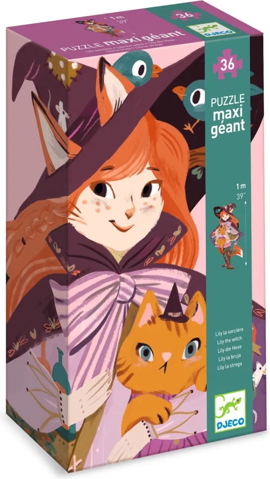 Óriás puzzle - Lili a kis boszorka, 36 db-os - Lily the witch
