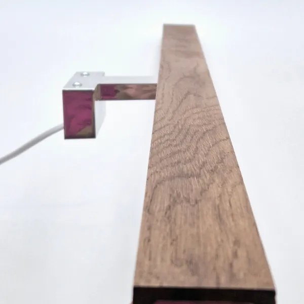 Brilagi-LED Fürdőszobai tükörmegvilágítás WOODY MIRROR LED/15W/230V IP44 tölgy/króm