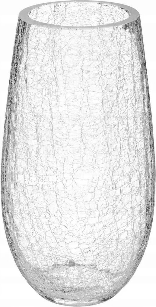 Crack üveg Váza 27cm repedt üveget utánoz