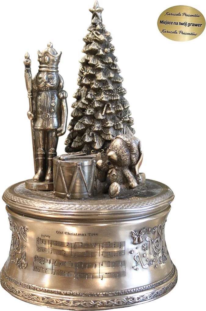 Karácsonyi Zenedoboz Diótörő Karácsonyfa Szuper Dekoráció vv