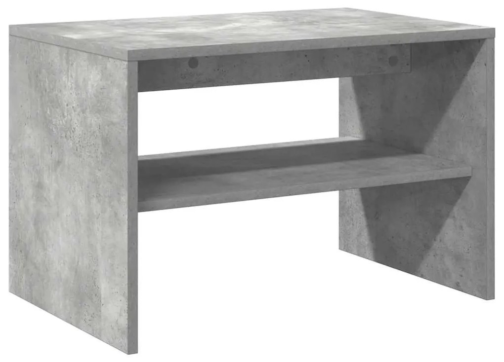betonszürke szerelt fa TV-szekrény 60x40x40 cm