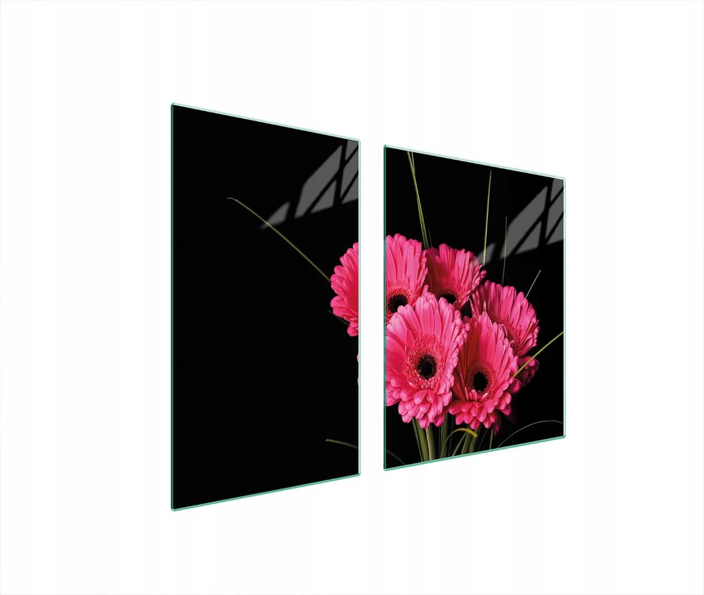 Üveglap És Vágódeszka 100x52 Gerbera Edzett Üveg