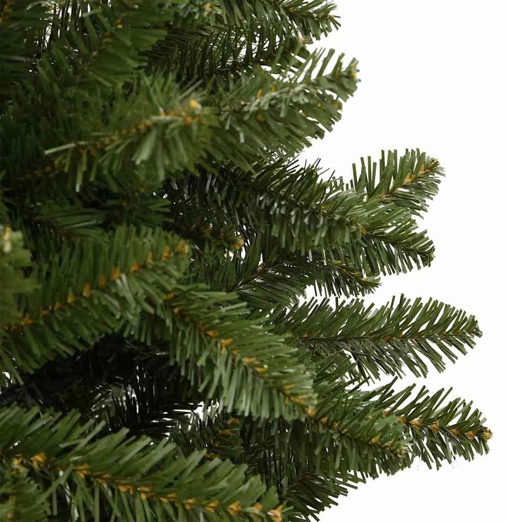 Mű karácsonyfa 300 LED-del állvánnyal Zöld 240 cm PVC és fém