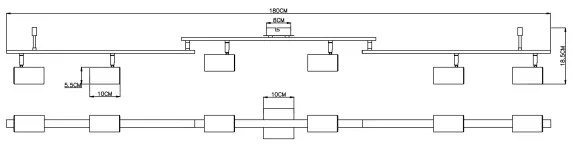 Globo 57910-6W - Spotlámpa ROBBY 6xGU10/35W/230V fehér