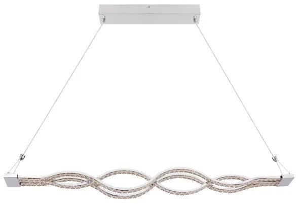 Globo 67109-30 - LED Szabályozható csillár zsinóron PILLA 1xLED/30W/230V + távirányító