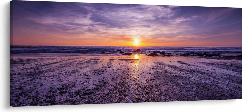 Tengerparti kép - naplemente (120x50 cm)