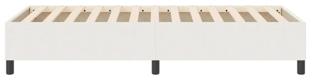 Boxspring Ágy Krém Egyszemélyes Corduroy Szövet