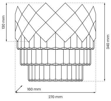 Fali lámpa CARISMA 2xE14/40W/230V fényes króm