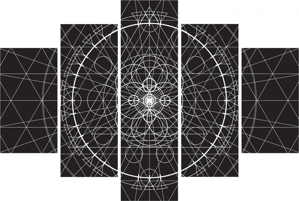 Kép - Óra absztrakciója (150x105 cm)