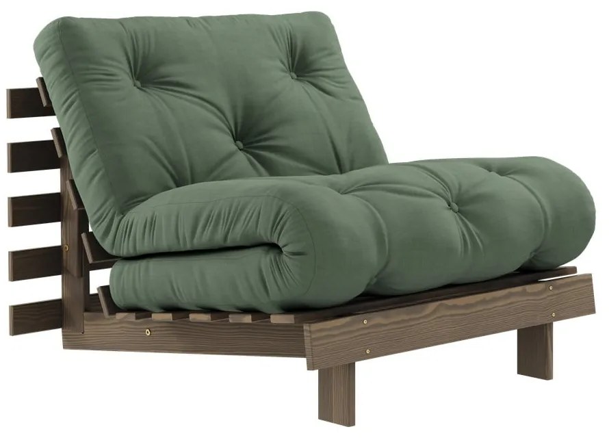Zöld fotel Roots – Karup Design