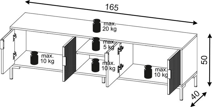 FLINN FL01 RTV 4D CZARNY/CZARNY MAT 5W+