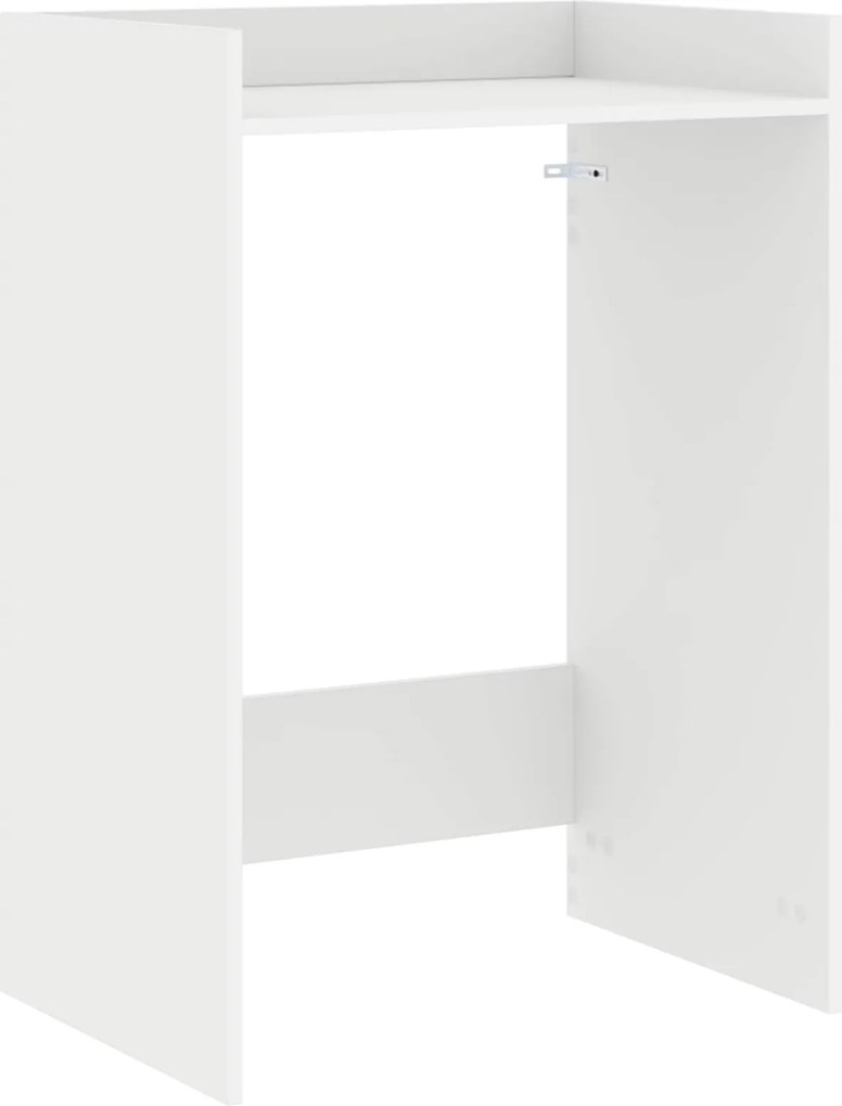 vidaXL Mosógép Szekrény tárolóval Fehér 67,5 x 48 x 97 cm Faanyag