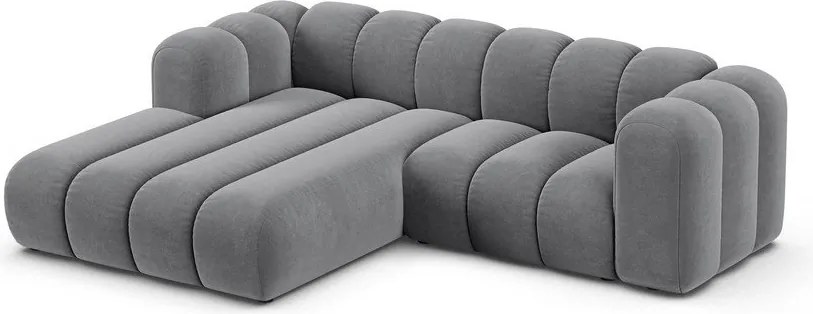 Világosszürke sarokkanapé (bal oldali) Lupine – Micadoni Home