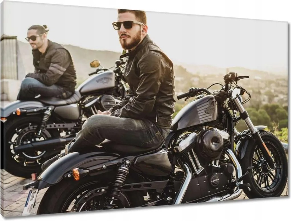 Vászonkép 90x60 Harley Davidson Motorkerékpár
