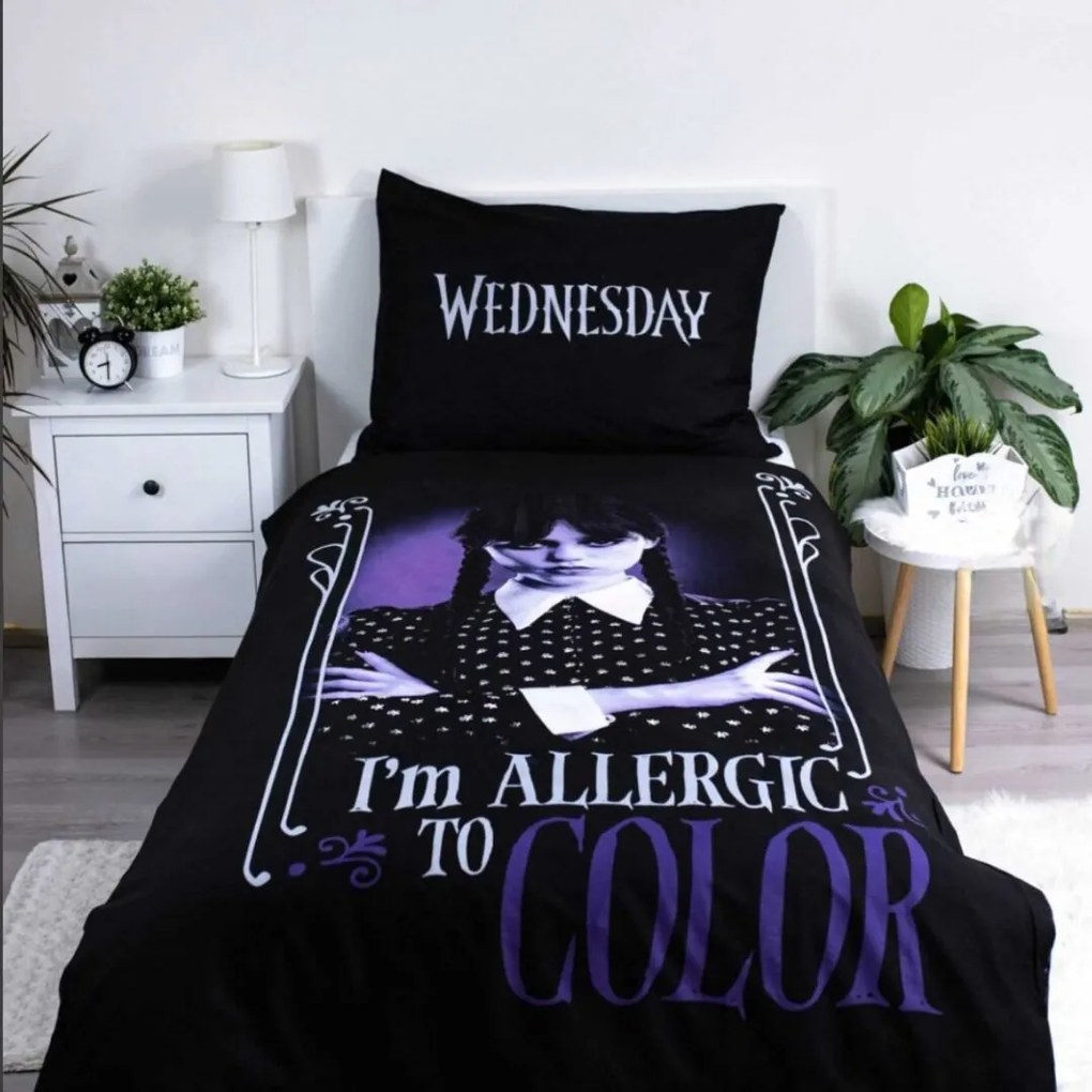 Disney Wednesday gyerek ágyneműhuzat 140x200cm+90x70cm Setino