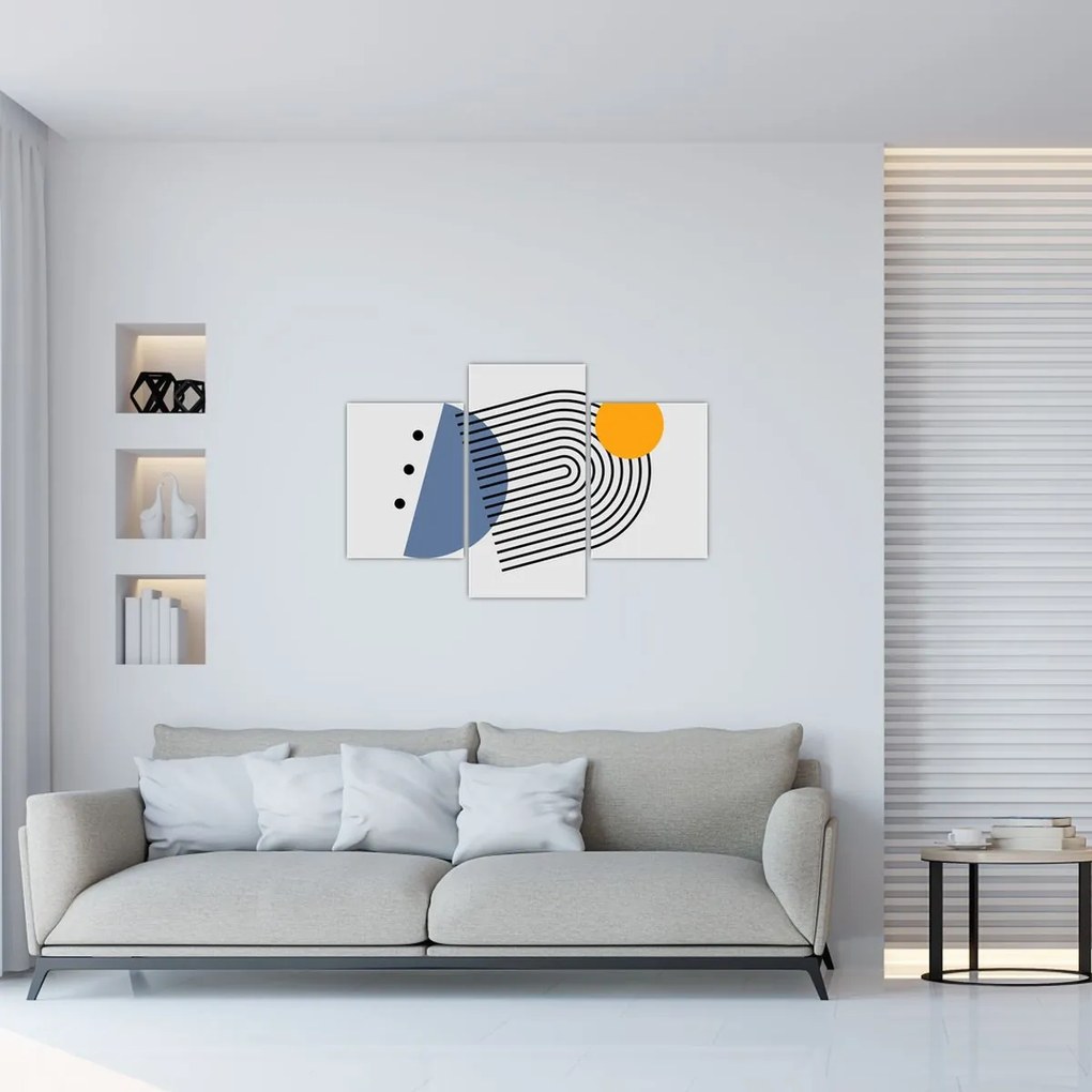 Kép - Minimalista absztrakció N⁰2 (90x60 cm)