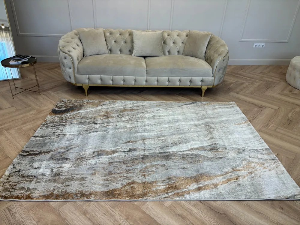 Sunset arany-bézs design szőnyeg 60x110