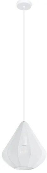 Eglo 43996 - Csillár zsinóron DOLWEN 1xE27/40W/230V átm. 33,5 cm fehér