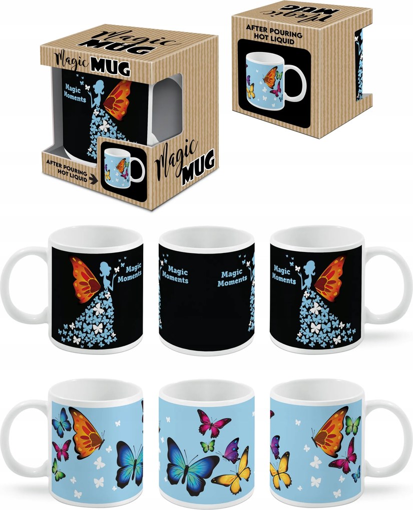 BGtech Magic Moments többszínű varázsbögre 300 ml