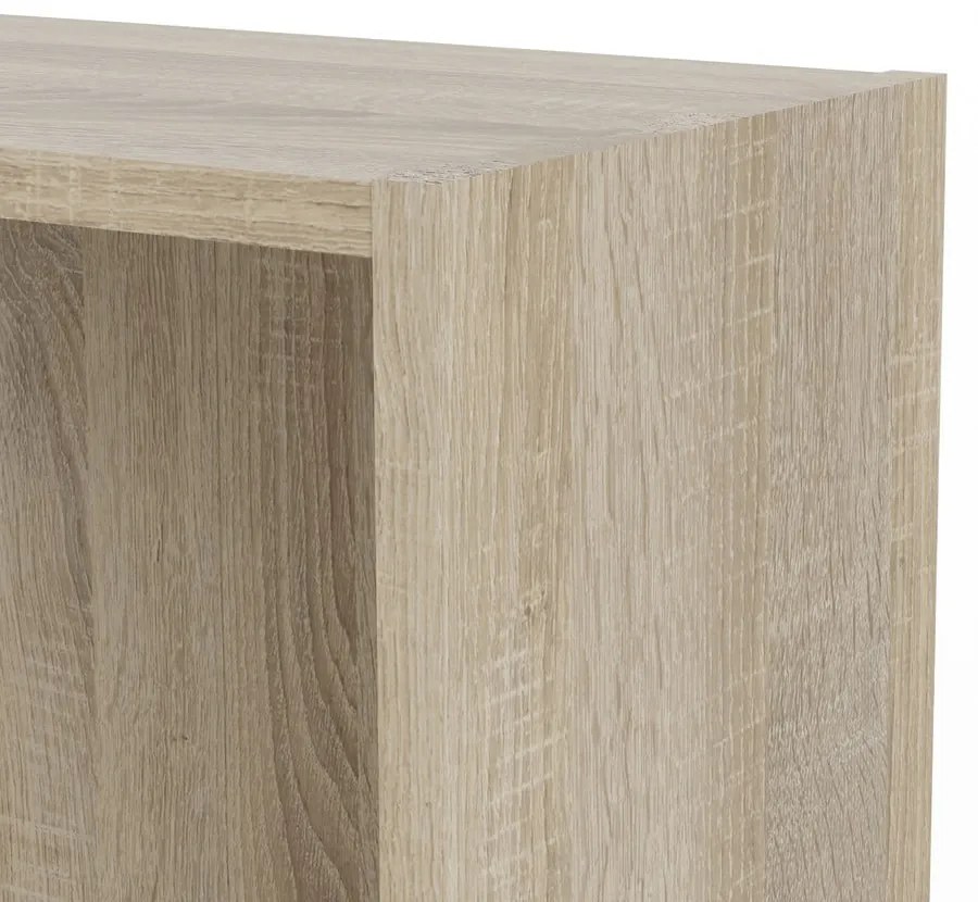 Basic könyvespolc tölgyfa dekorral, 79 x 203 cm - Tvilum