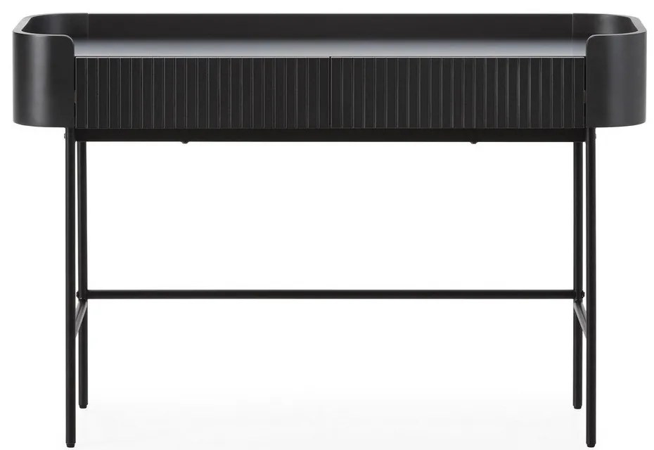 Fekete konzolasztal 40x120 cm Willa – MOME