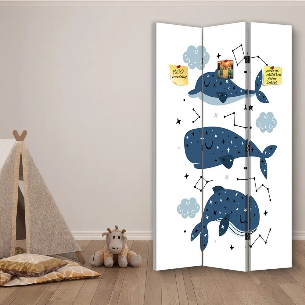 Gario Paraván Ocean friends Méret: 110 x 170 cm, Kivitelezés: Klasszikus paraván