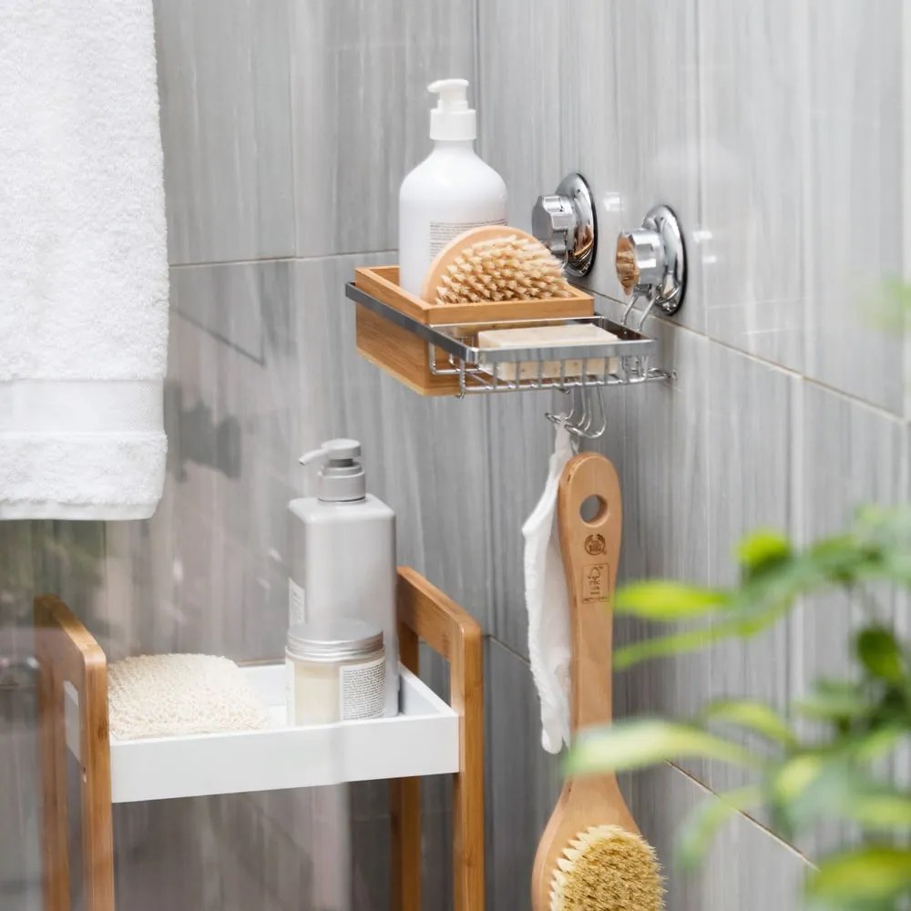 Spa bambuszkosár szappantartóval - Compactor