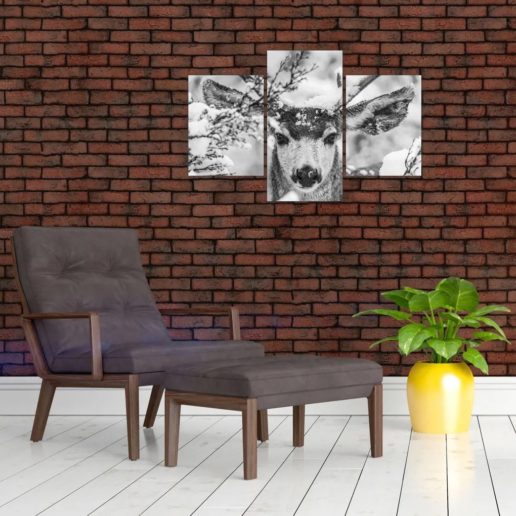 Kép - Szarvasok télen (90x60 cm)