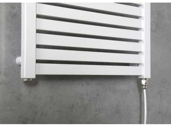 Aqualine - Fürdőszobai elektromos radiátor TONDI-E 300W/230V 97 cm fehér