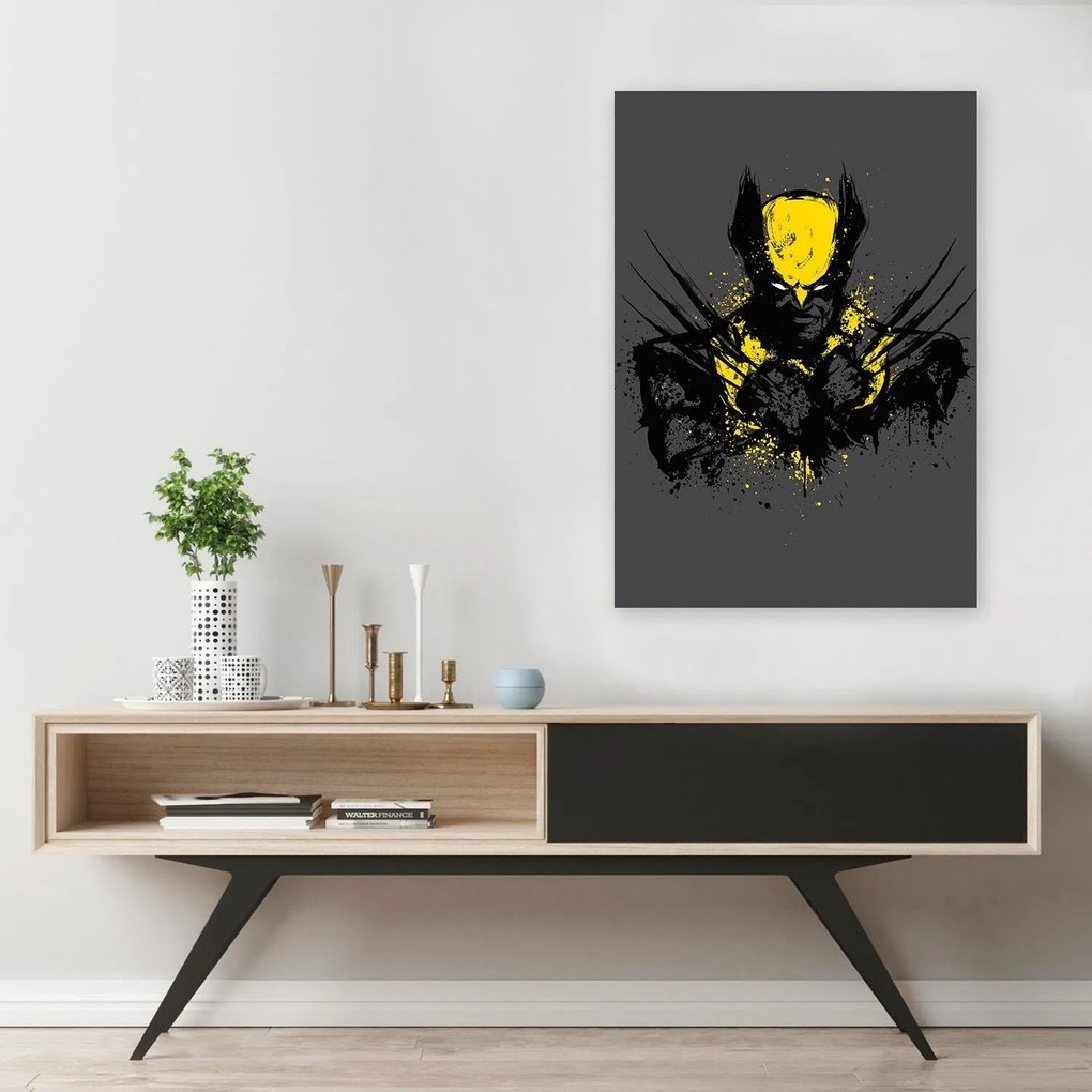 Gario Vászonkép Szuperhos Wolverine Marvel képregények és filmek - Dr.Monekers Méret: 40 x 60 cm