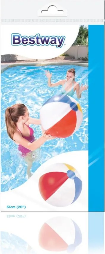 Csíkos strandlabda 51 cm