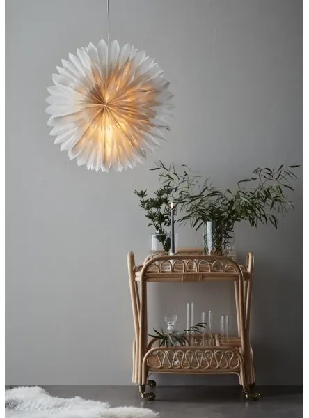 Markslöjd 705841 - Karácsonyi dekoráció SOLINA 1xE14/25W/230V átm. 60 cm fehér