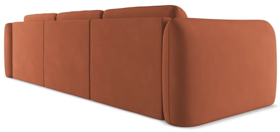 Narancssárga sarokkanapé (jobb oldali) Hoku – Makamii