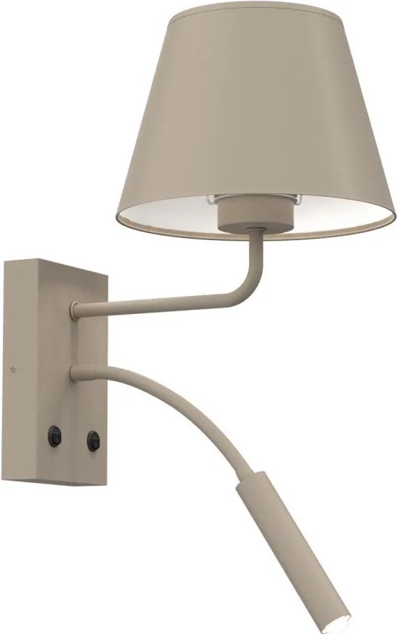 Fali lámpa ARDEN 1xE27/15W/230V + 1xG9/8W bézs