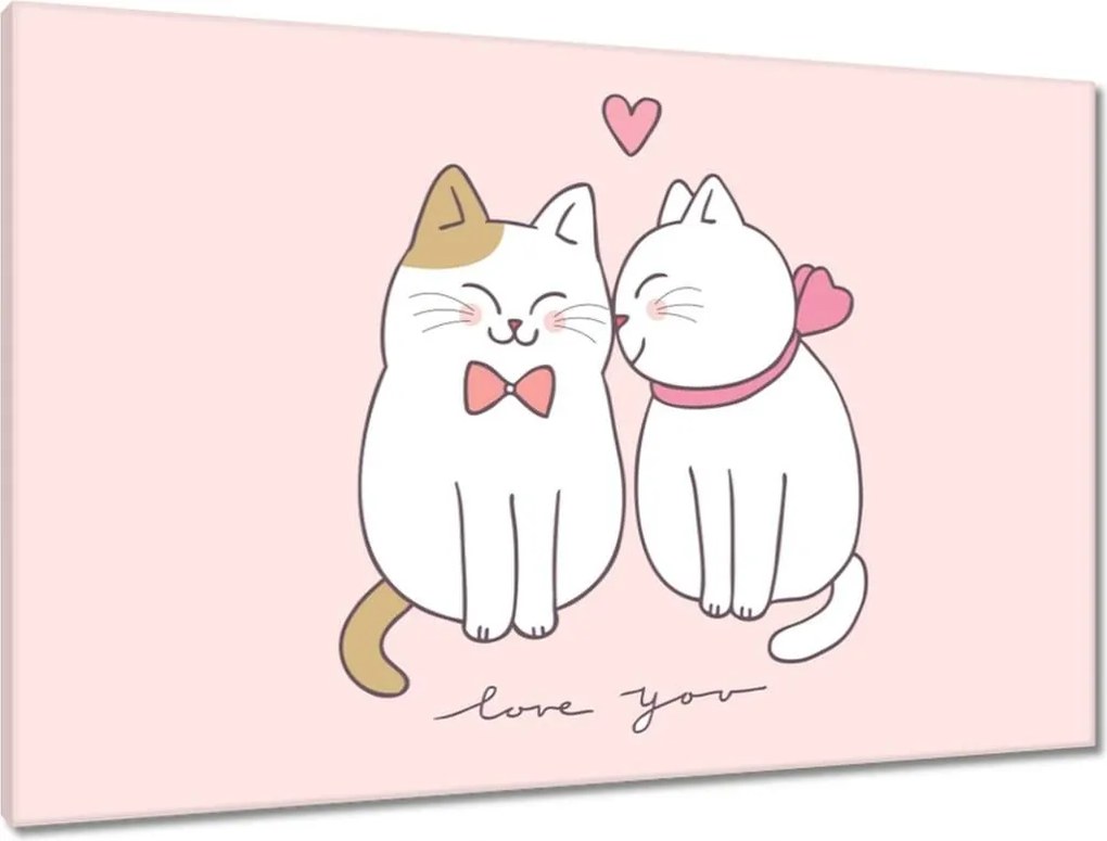 Vászonkép 90x60 Cica Cicák