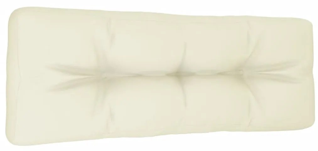 krémszínű szövet raklappárna 120 x 40 x 12 cm