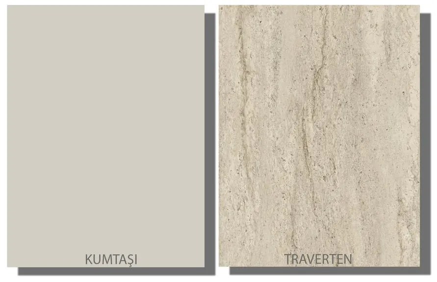 Dohányzóasztal Veyron - Travertine, Sandstone