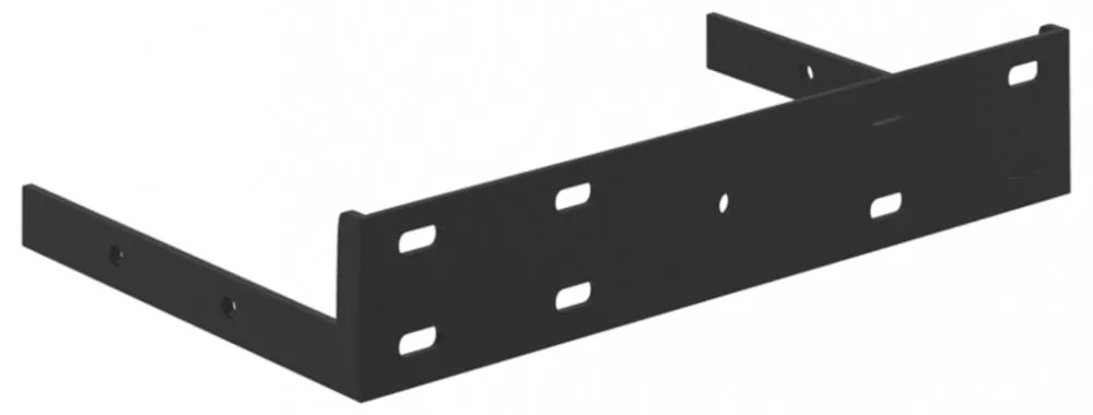 2 db betonszürke MDF fali sarokpolc 35 x 35 x 3,8 cm