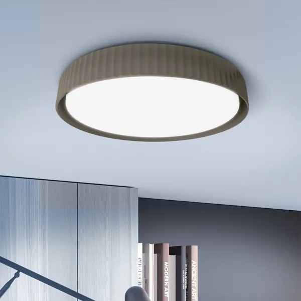 Brilagi - Dimmelhető mennyezeti LED lámpatest LUCIA LED/60W/230V átm. 59 cm taupe + távirányító